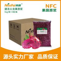 南派NFC速冻火龙果原浆冷冻水果浆水果茶奶茶冷热饮料原料