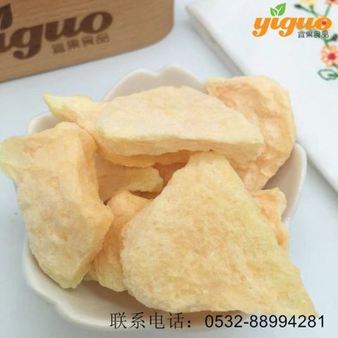 青岛宜果冻干出口工厂冻干水果冻干哈密瓜片烘焙饮品麦片酸奶盖