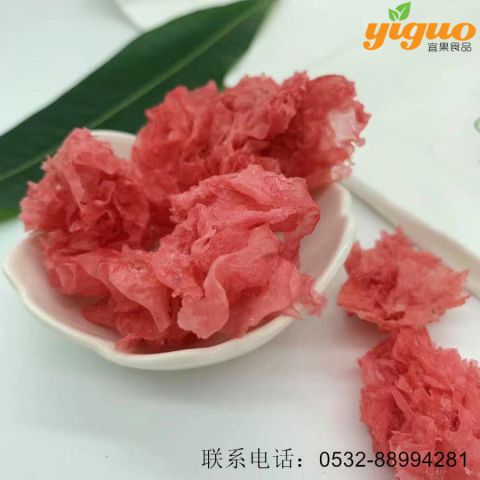 青岛宜果冻干出口工厂冻干特色产品冻干银耳烘焙饮品麦片酸奶盖