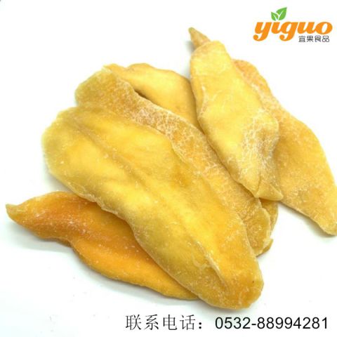 青岛宜果冻干出口工厂糖渍水果糖渍芒果烘焙饮品麦片酸奶盖