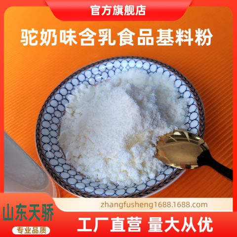 驼奶味含乳食品基料粉植脂末 奶味好油脂粉末奶精 山东天骄厂家