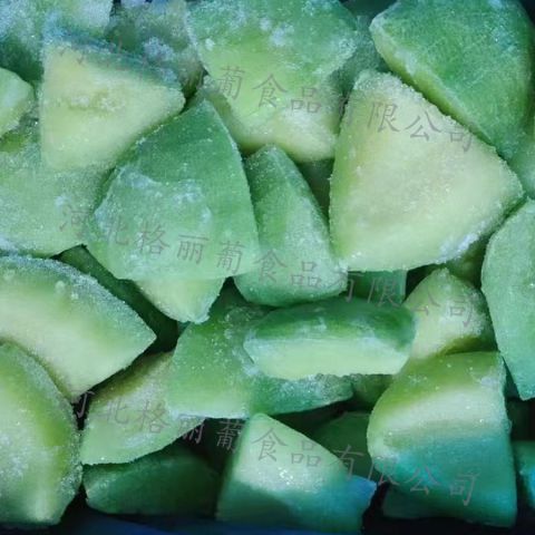冷冻玫珑瓜 速冻哈密瓜 去皮去瓤绿哈密瓜球 饮料果酱原料 工厂直发