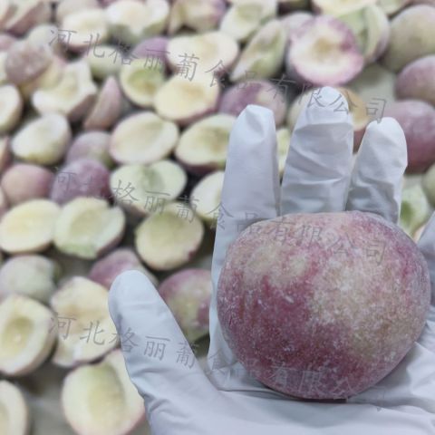 冷冻水蜜桃 速冻春雪水蜜桃 饮品用 烘焙用 果汁果酱水果原料工厂直发